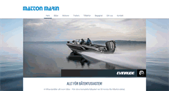 Desktop Screenshot of mattonmarin.se